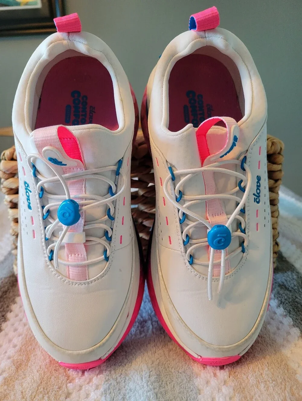 Women's Forte 2 White Pink Marble Women's Size 6.5